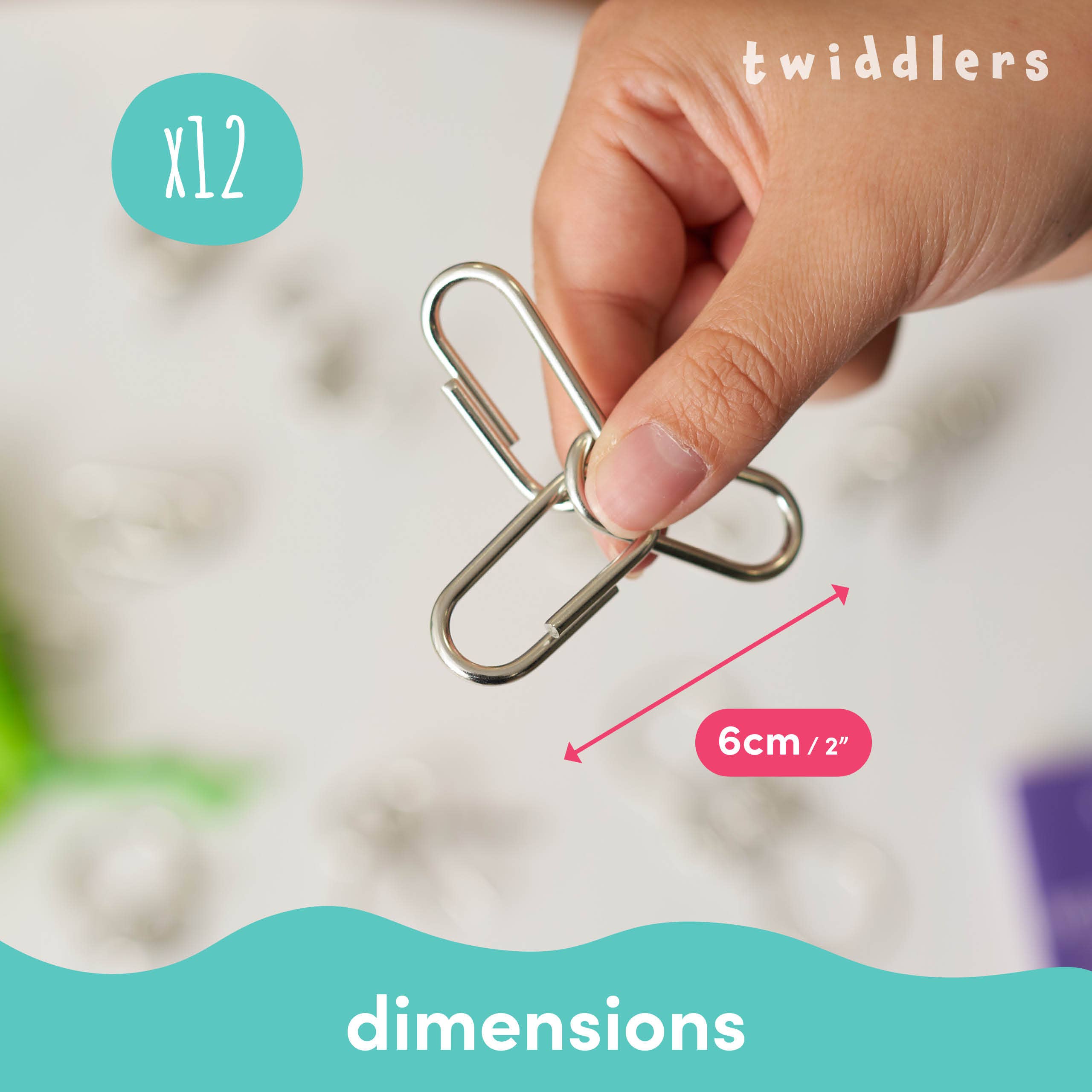 The Twiddlers – wholesale Puzzle – Adult – 12 Pieces Metal Wire IQ Brain Teaser Mind Puzzles2