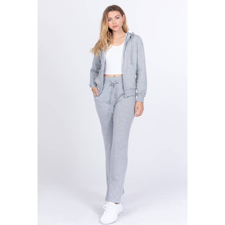 SET GIACCA E PANTALONI CON CAPPUCCIO LUNGO SLV per la vendita all'ingrosso da parte di Style Up