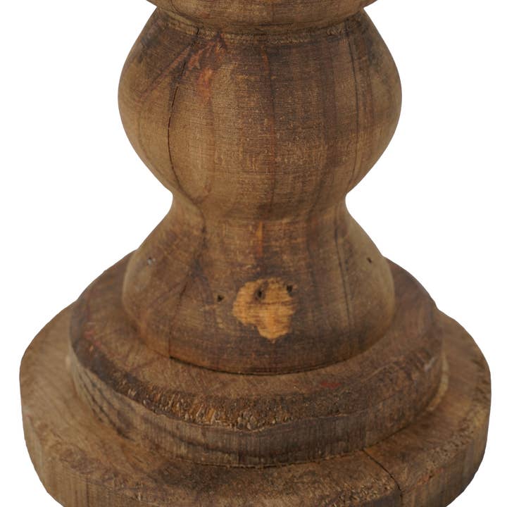 My Amigos Imports - Wholesale Candle Holder - Dupree Candle Holder Set 2-Wooden Farmhouse-Two Colors17