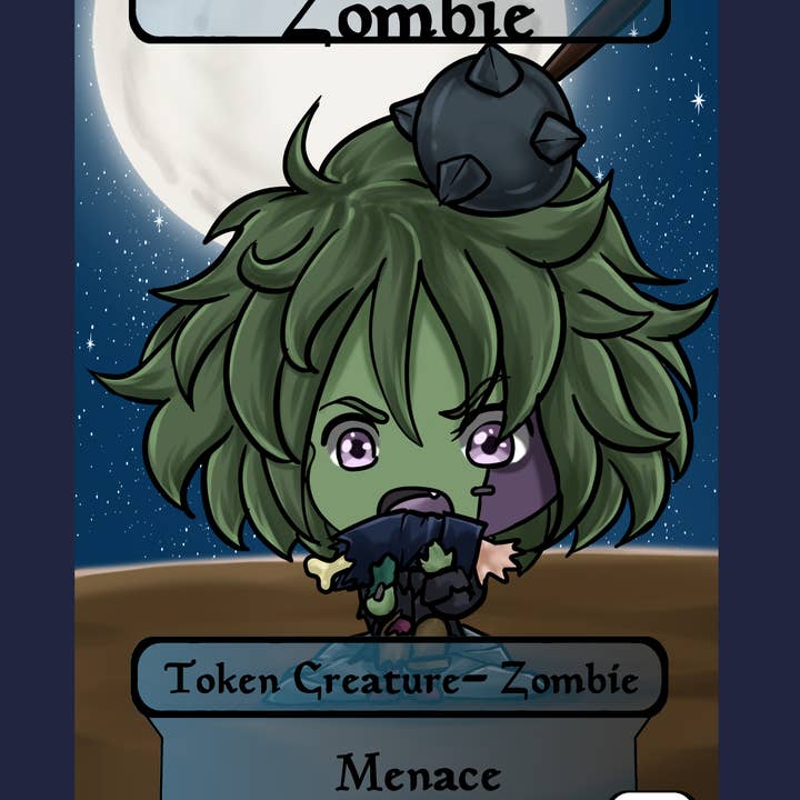Zombie */* w/ Menace Token for wholesale by Mega Chibi