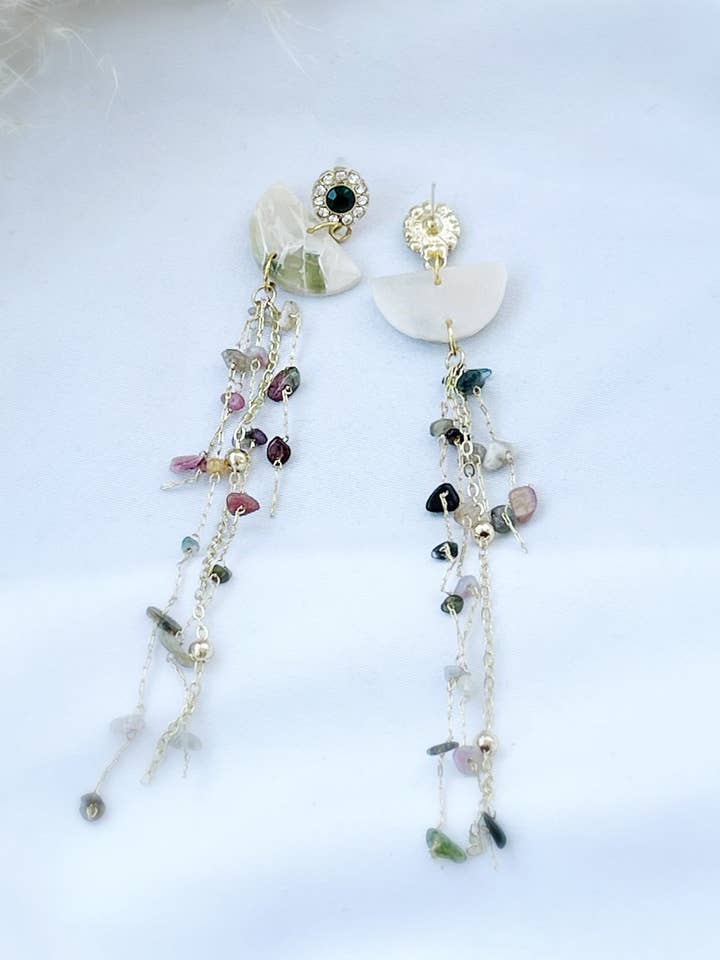 HANDCRAFTED - Natural Instinct Polymer Clay Earring for wholesale by Cherry Casa