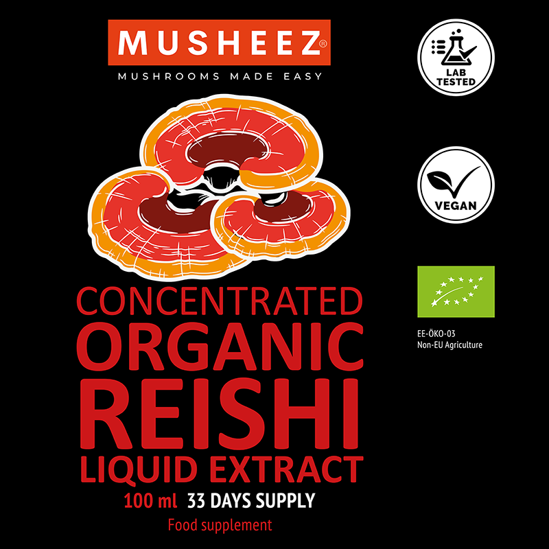MUSHEEZ - Wholesale Voedingssupplement/vitamine - Biologisch vloeibaar extract van Reishi (100 ml)2