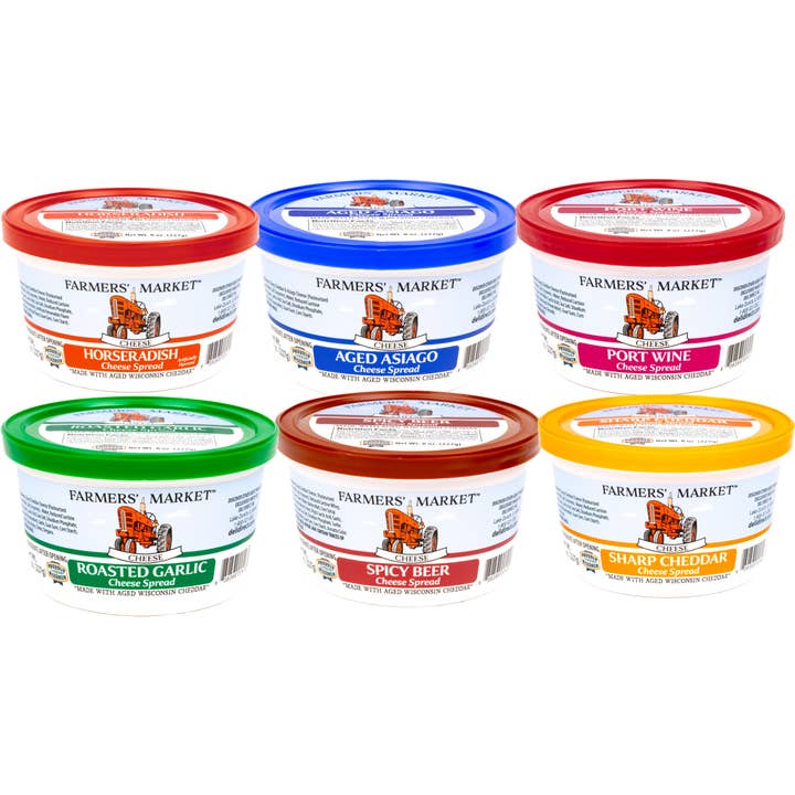 Merchandise Unlimited - Wholesale Cheese - Wisconsin Cheese Spread Farmers Market Shelf Stable 8oz