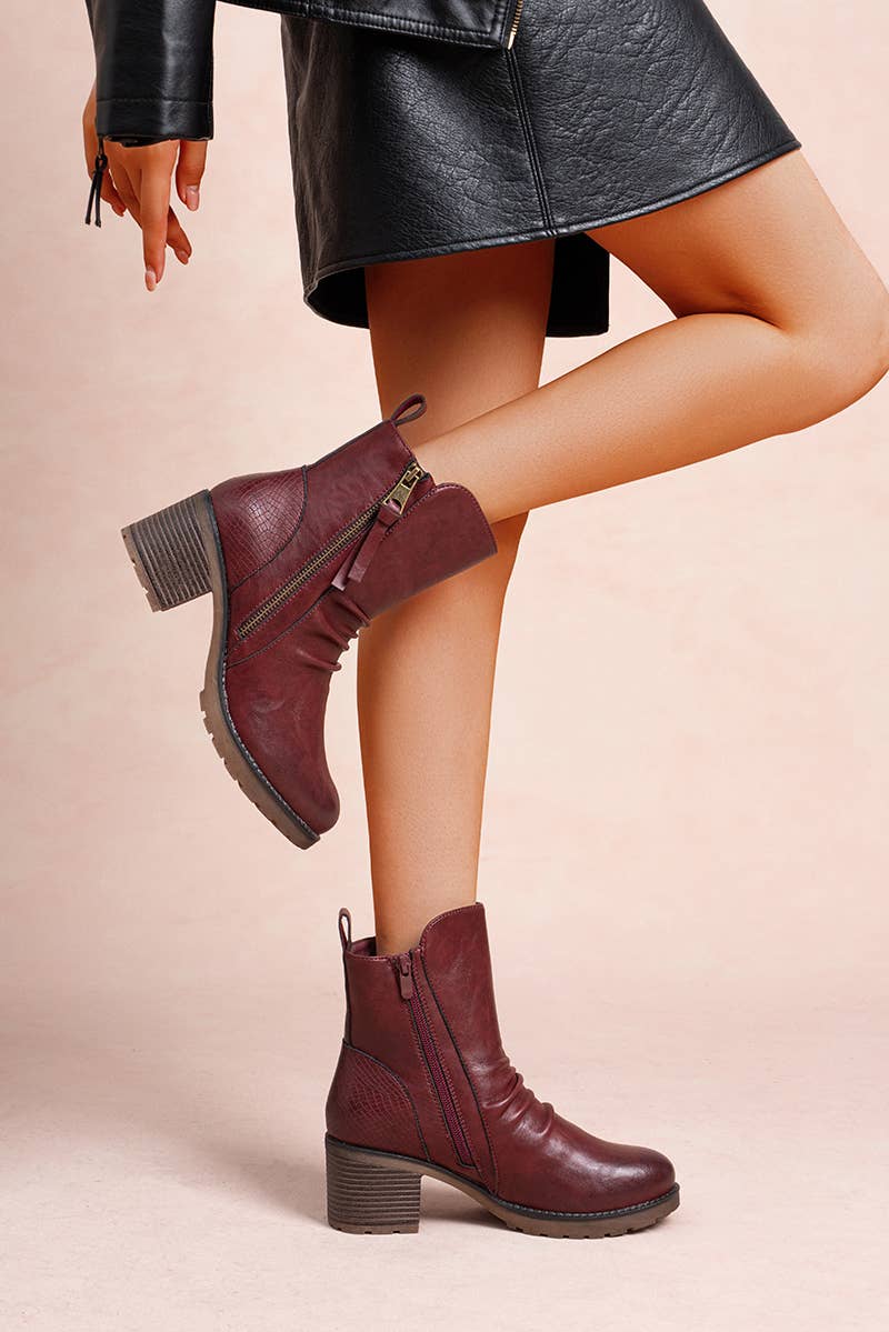 LADY GLORY - Wholesale Booties - Women's - Women's Heeled Ankle Boots – Comfort & Charm6