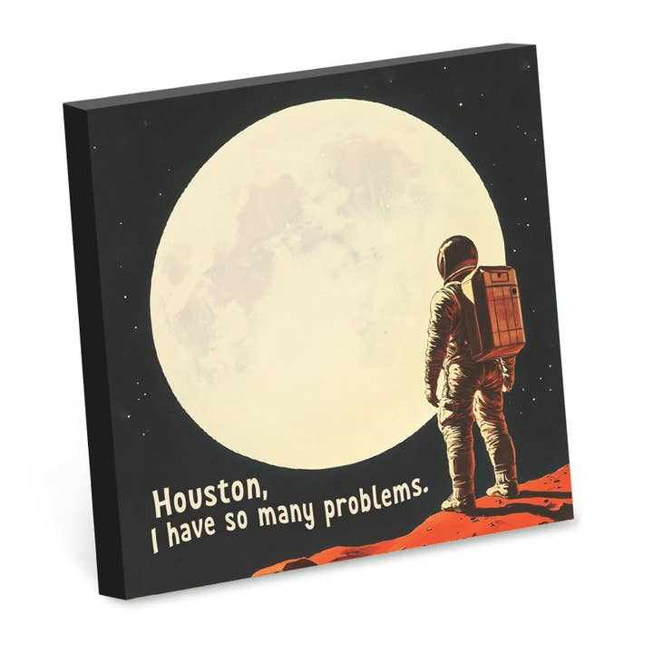 Bad Betty Greeting Co. - Wholesale Sticky Notes - Houston, I Have So Many Problems - Funny Sticky Note Pad
