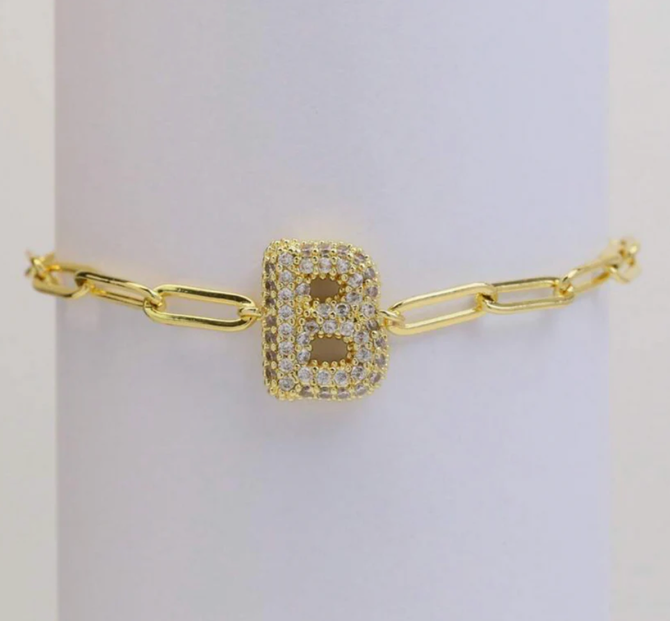 Kate Tuesday Jewelry - Wholesale Charm/Dangle Bracelet - ✨Trendy Bubble Initial Bracelets✨1