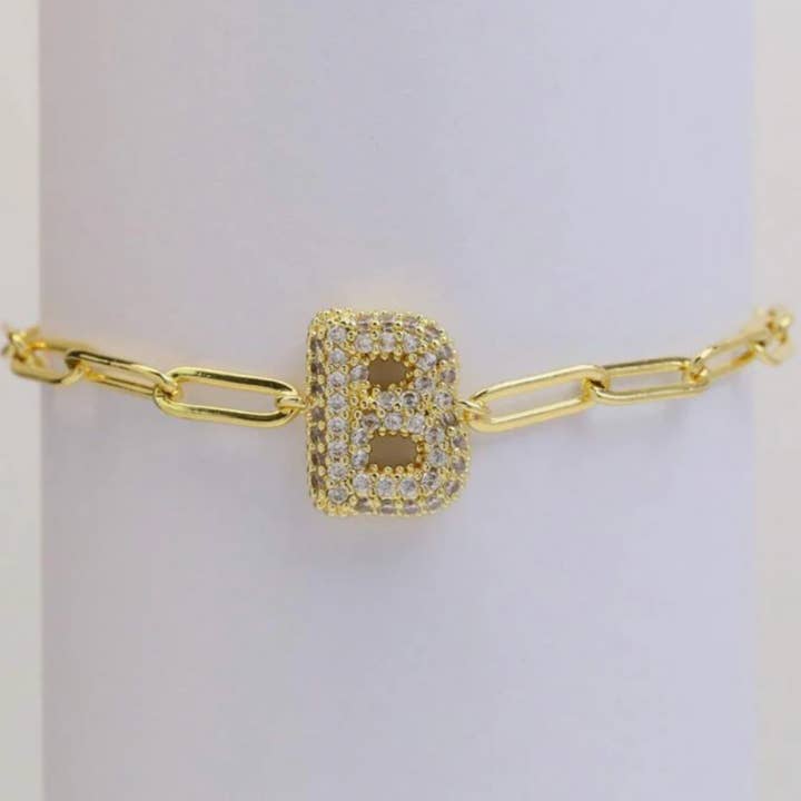 Kate Tuesday Jewelry - Wholesale Charm/Dangle Bracelet - ✨Trendy Bubble Initial Bracelets✨1