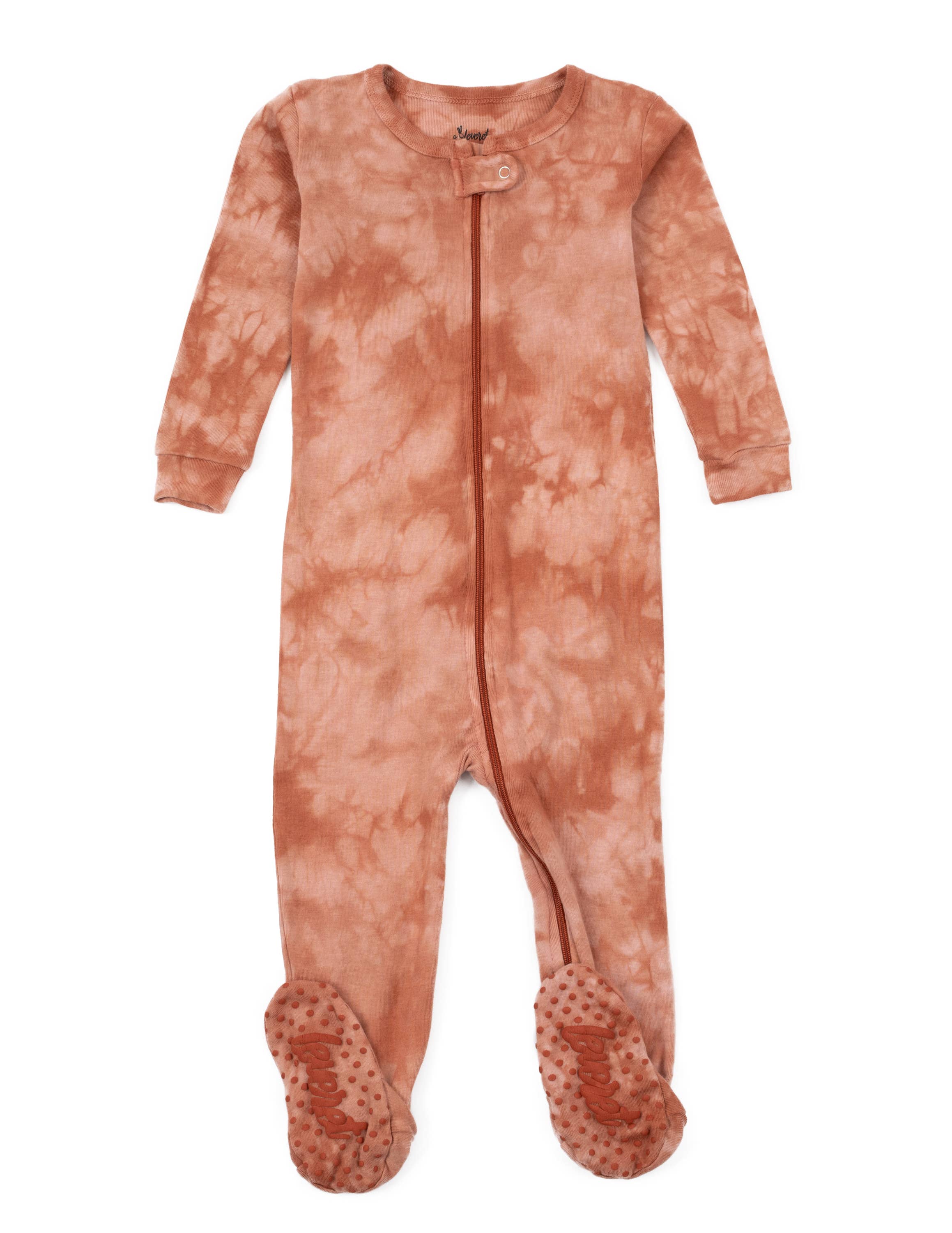 Leveret Pajamas - Vendita all'ingrosso Pigiamino - Neonati - Pigiama Tie Dye in cotone per bambini8