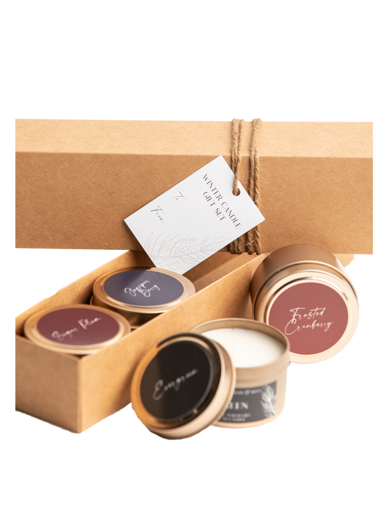 Freedom Studios - Wholesale Travel Candles - Winter Candle Gift Set1