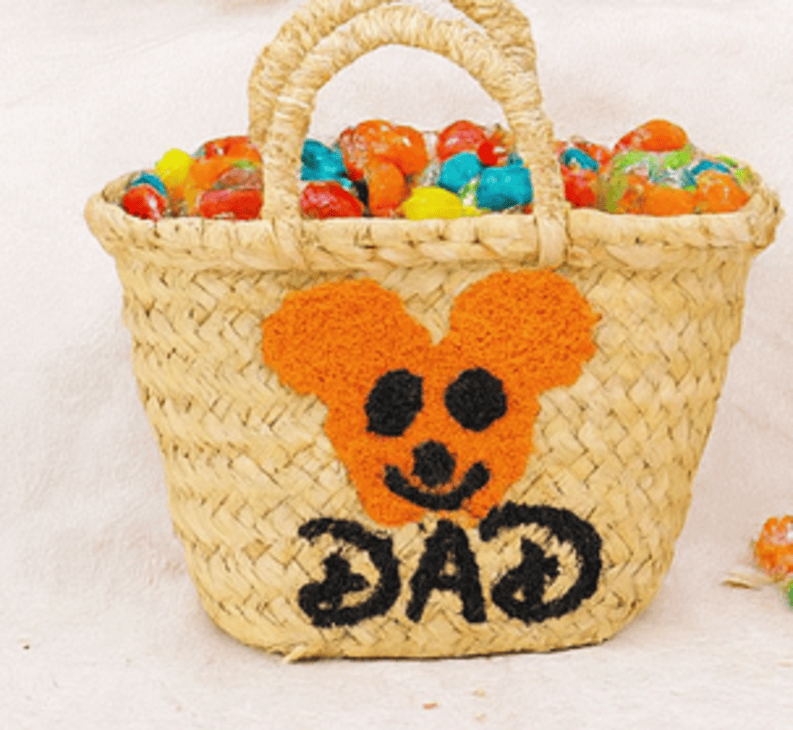 High crafty – wholesale Decal – Party decorations – Personalized Halloween Straw Basket – Custom Name Trick or T8