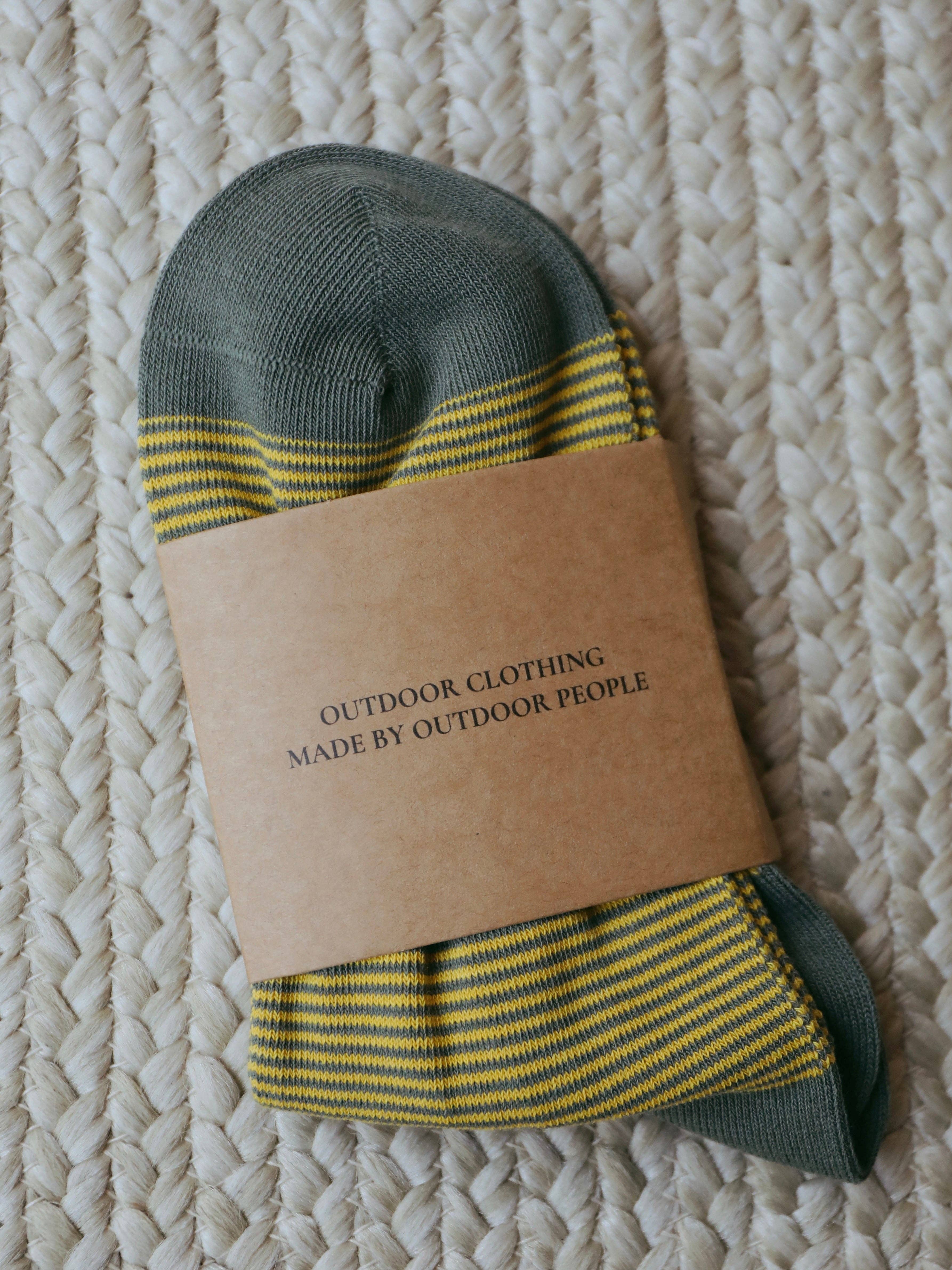 Beaten Path Co - Wholesale Socks - Unisex - STRIPED GARDEN SOCKS1