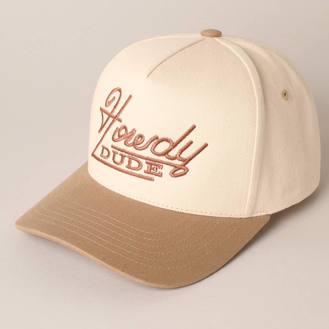Fashion City – wholesale Baseball cap – Unisex – Howdy Dude Embroidery Two Tone Baseball Cap5