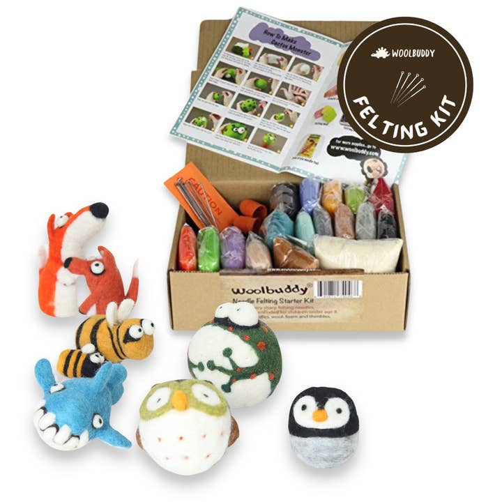 Woolbuddy - Wholesale Craft Sewing Kit - Needle Felting Starter Kit