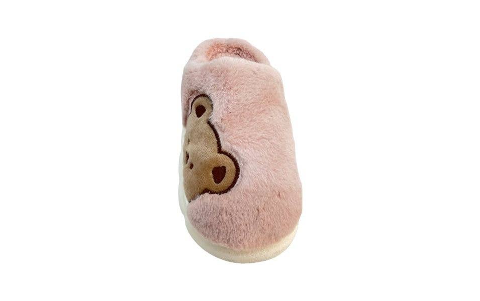 Bolero Piel – wholesale Slippers – Women's – Plush Slipper with Bear Face2