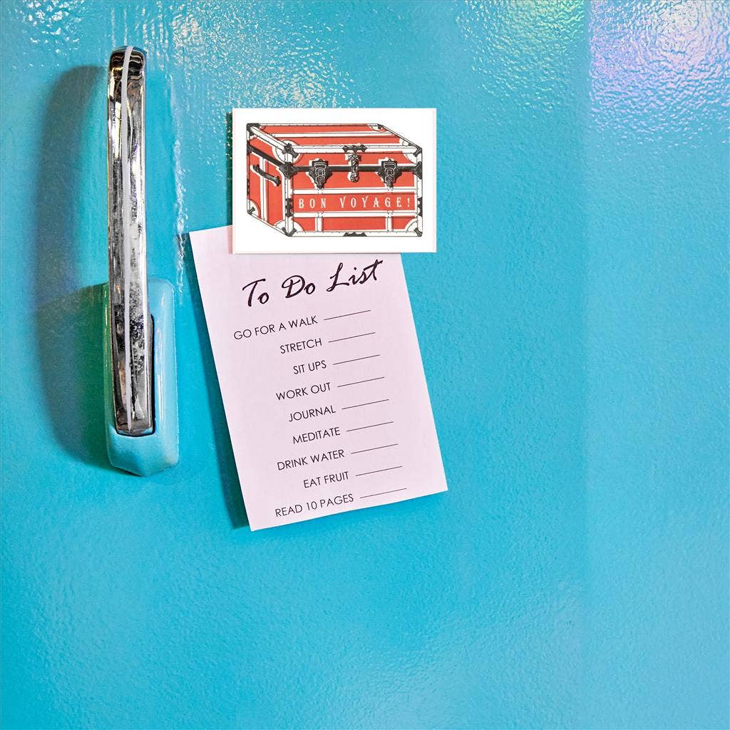 Found Image Press - Wholesale Magnet - Magnet TR-01 Bon Voyage on Steamer Trunk1