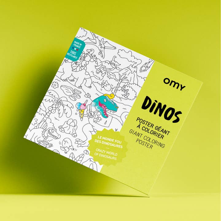 OMY - Wholesale Coloring Book - Kids & Baby - Dino Giant Poster