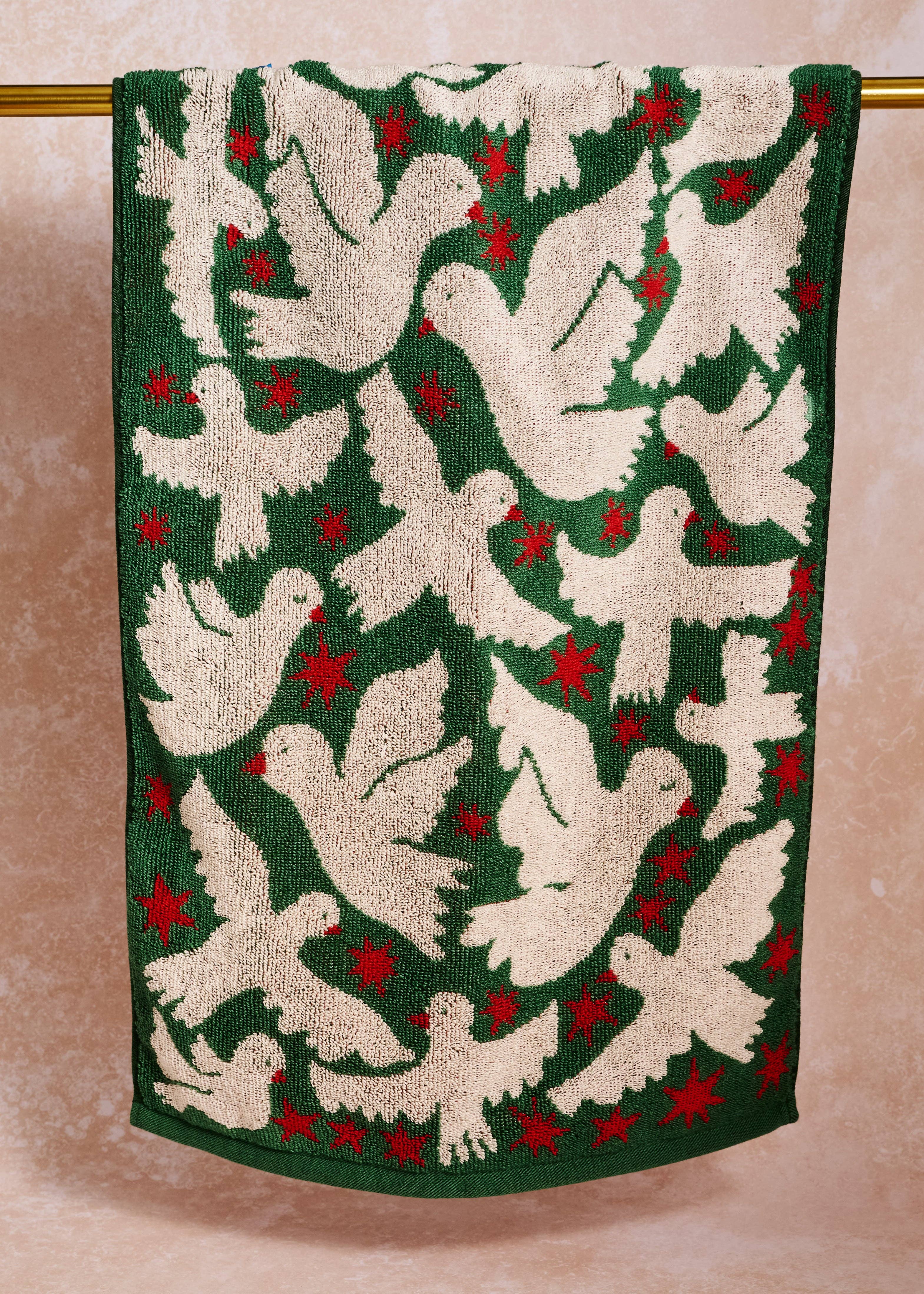 One & Only Paper - Wholesale Hand Towel - Doves Terry Cloth Towel0