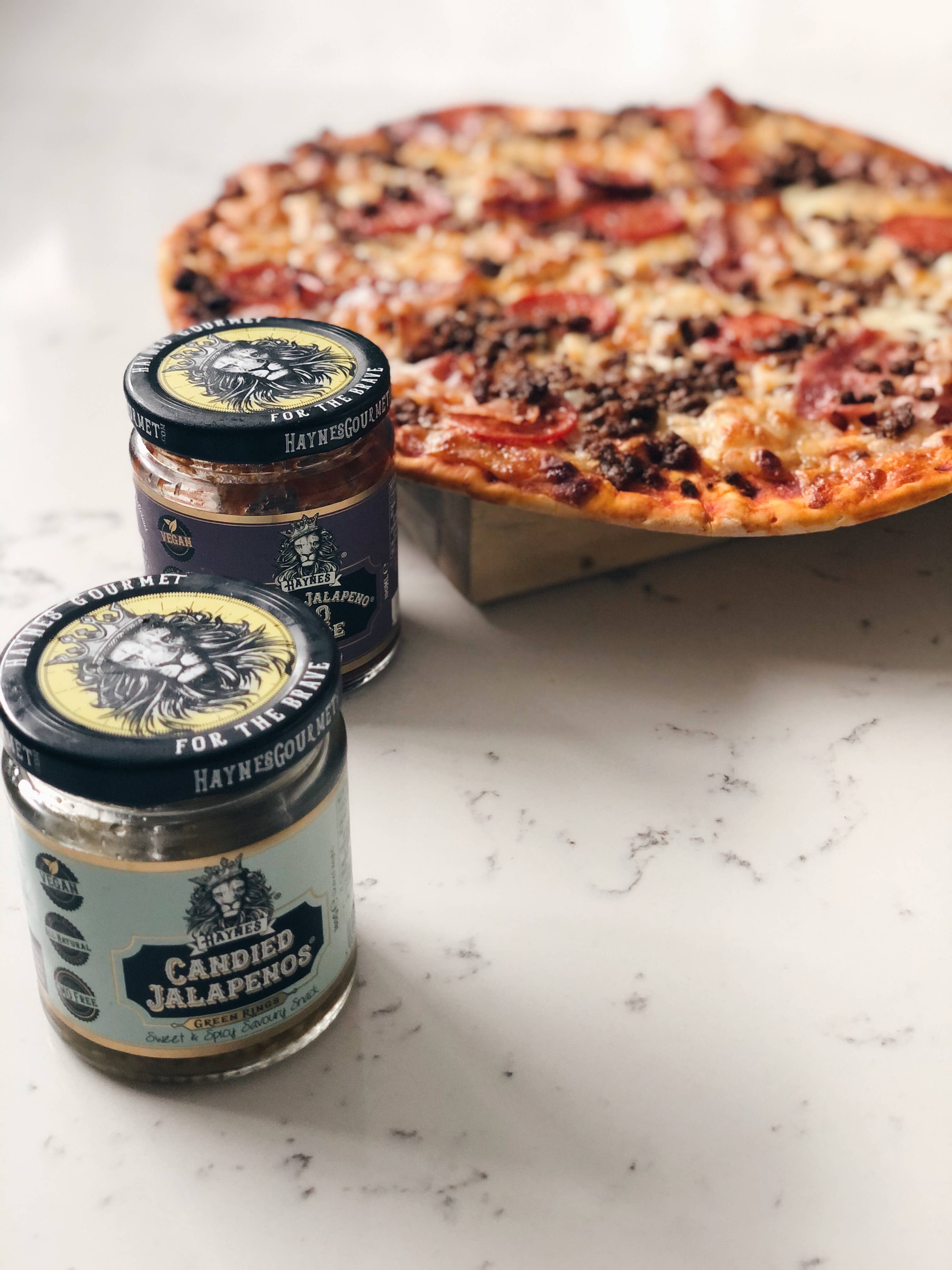 Haynes Gourmet UK – wholesale BBQ-sås – Haynes Candied Jalapeno BBQ-sås – den perfekta burgarsåsen6