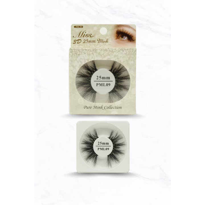 Suzie Q USA – Engroshandel Falske øjenvipper – Miss 3D 25 mm Mink PML 1-128
