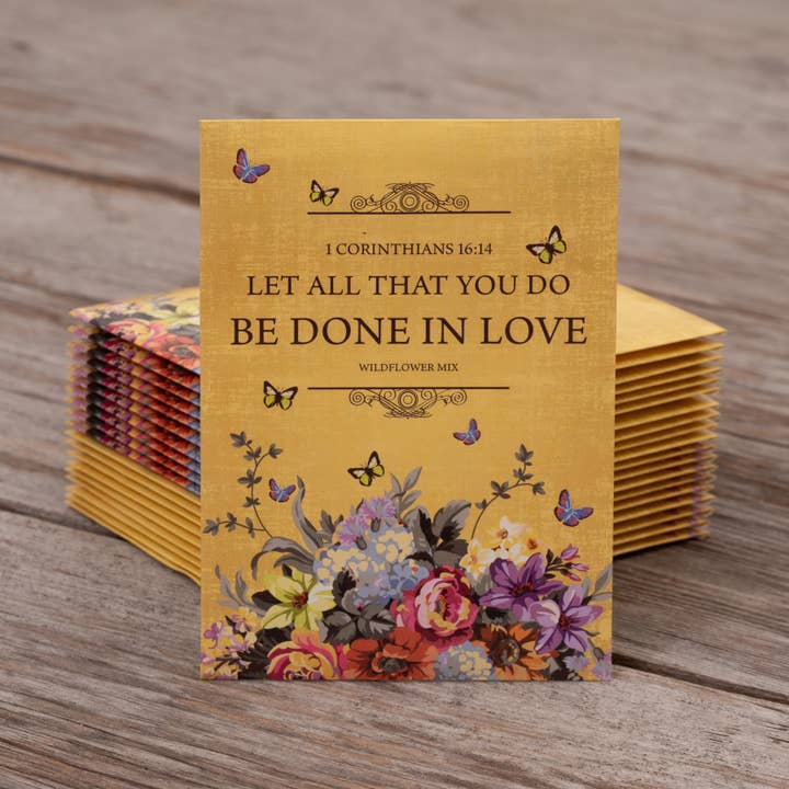 Bentley Seed Co. - Wholesale Plant Seeds - All You Do Be Done In Love - Wildflower Mix Seed Packets3