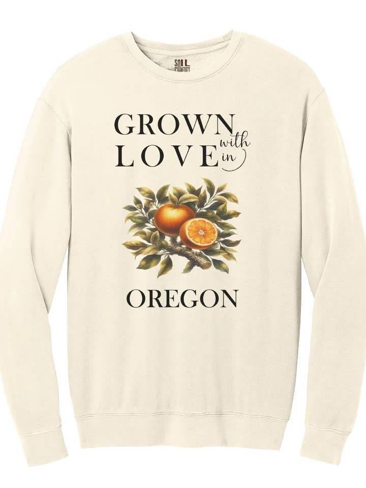 Oregon Oranges Sweatshirt for wholesale by Soil Comforts