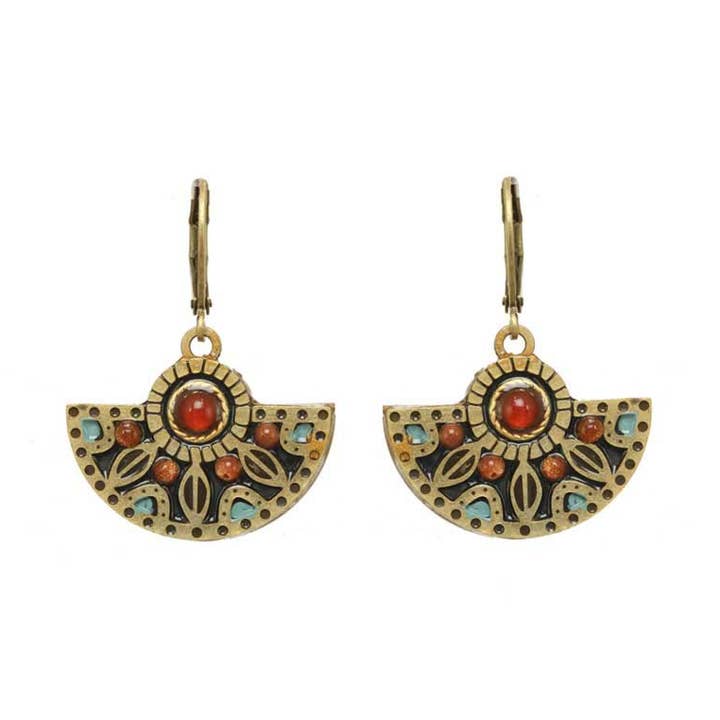 Earth Fan Earrings for wholesale by Michal Golan Jewelry