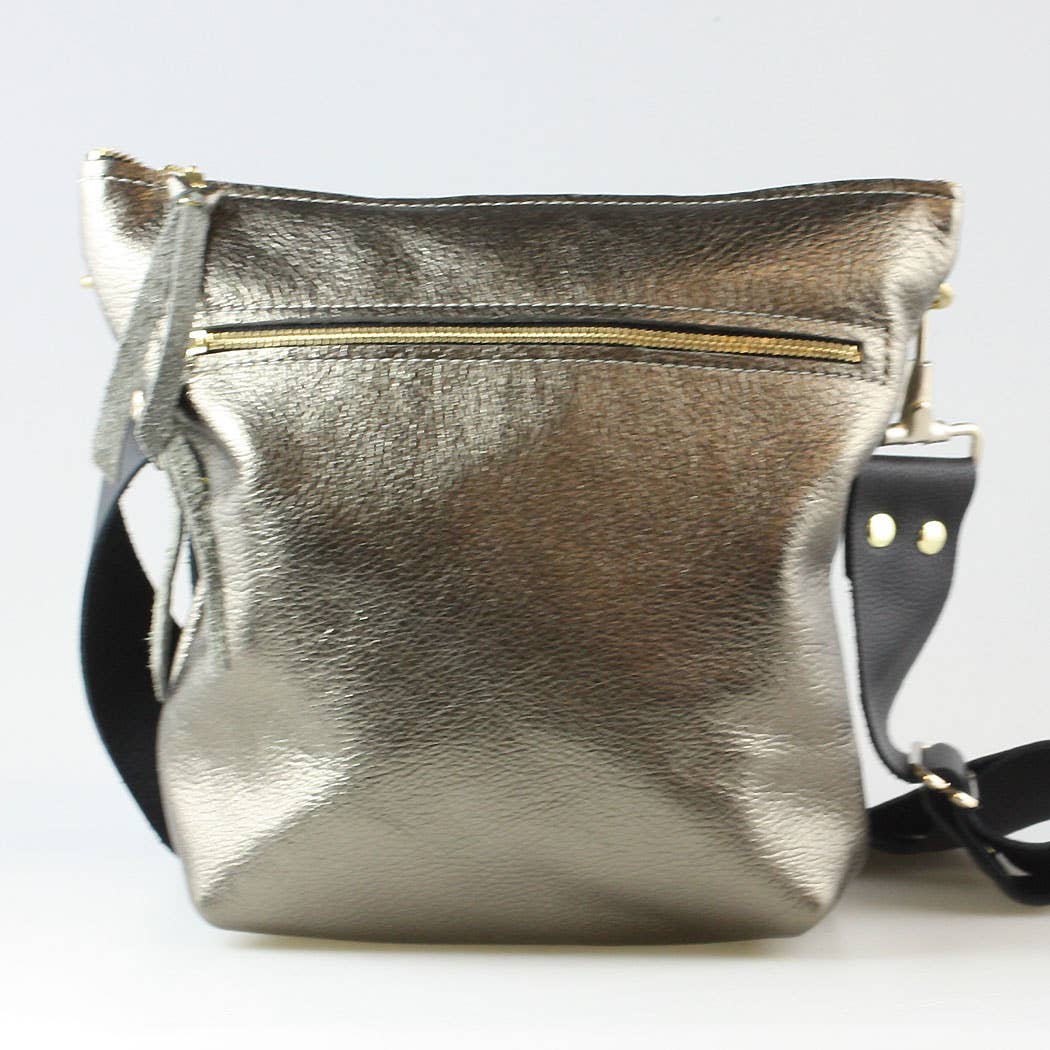 Zina Kao Exclusives - Wholesale Crossbody Bag - Women's - The Metallic Lakeshore Crossbody Bag - 3 sizes!6