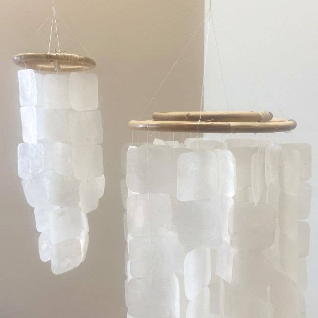 ByBazz - Wholesale Mobile - Schelpen Mobiel Bamboe Wit2