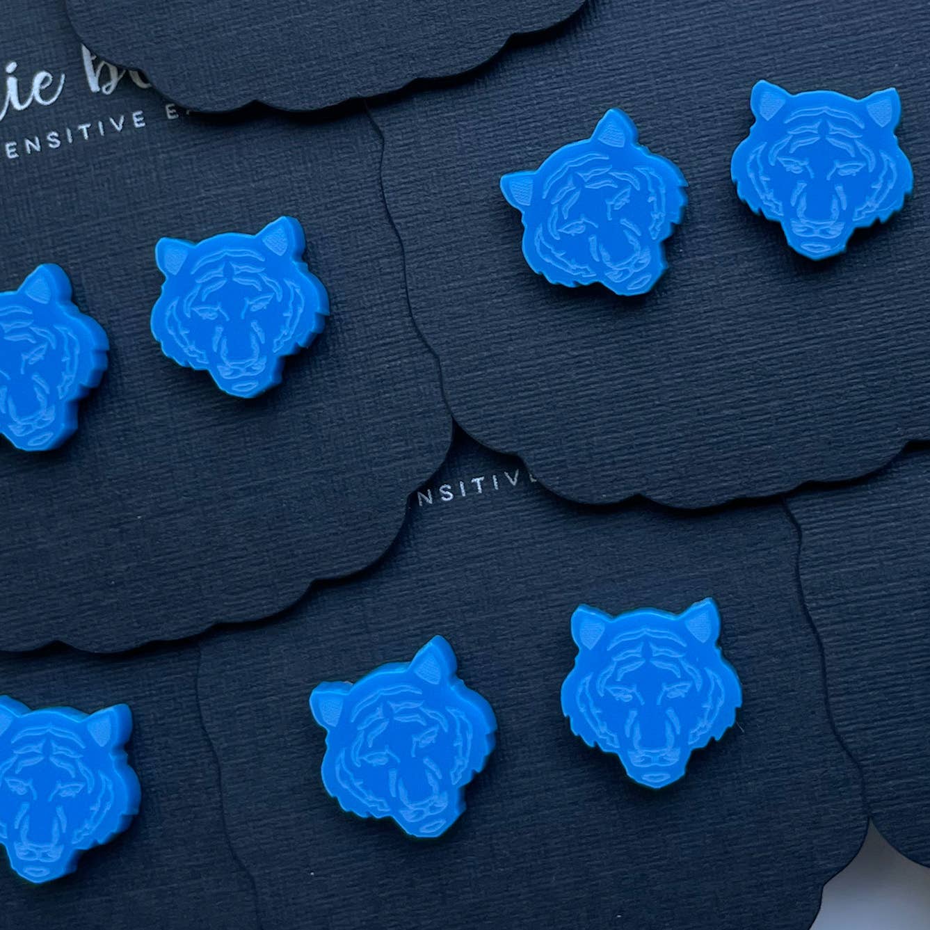 Dixie Bliss - Wholesale Stud/Post Earrings - Tigers- 8 colors!9