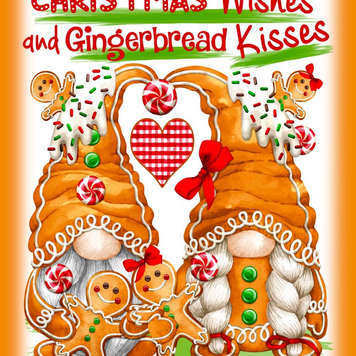 Wreath Sign, Gingerbread Sign, Christmas Sign, 8x10"Metal Si for wholesale by DecoExchange