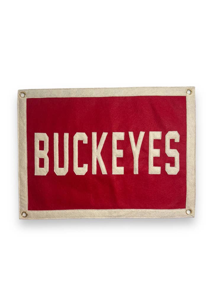 Fanion mural Buckeyes d'inspiration vintage pour la vente par Blue Ridge Pennant Company