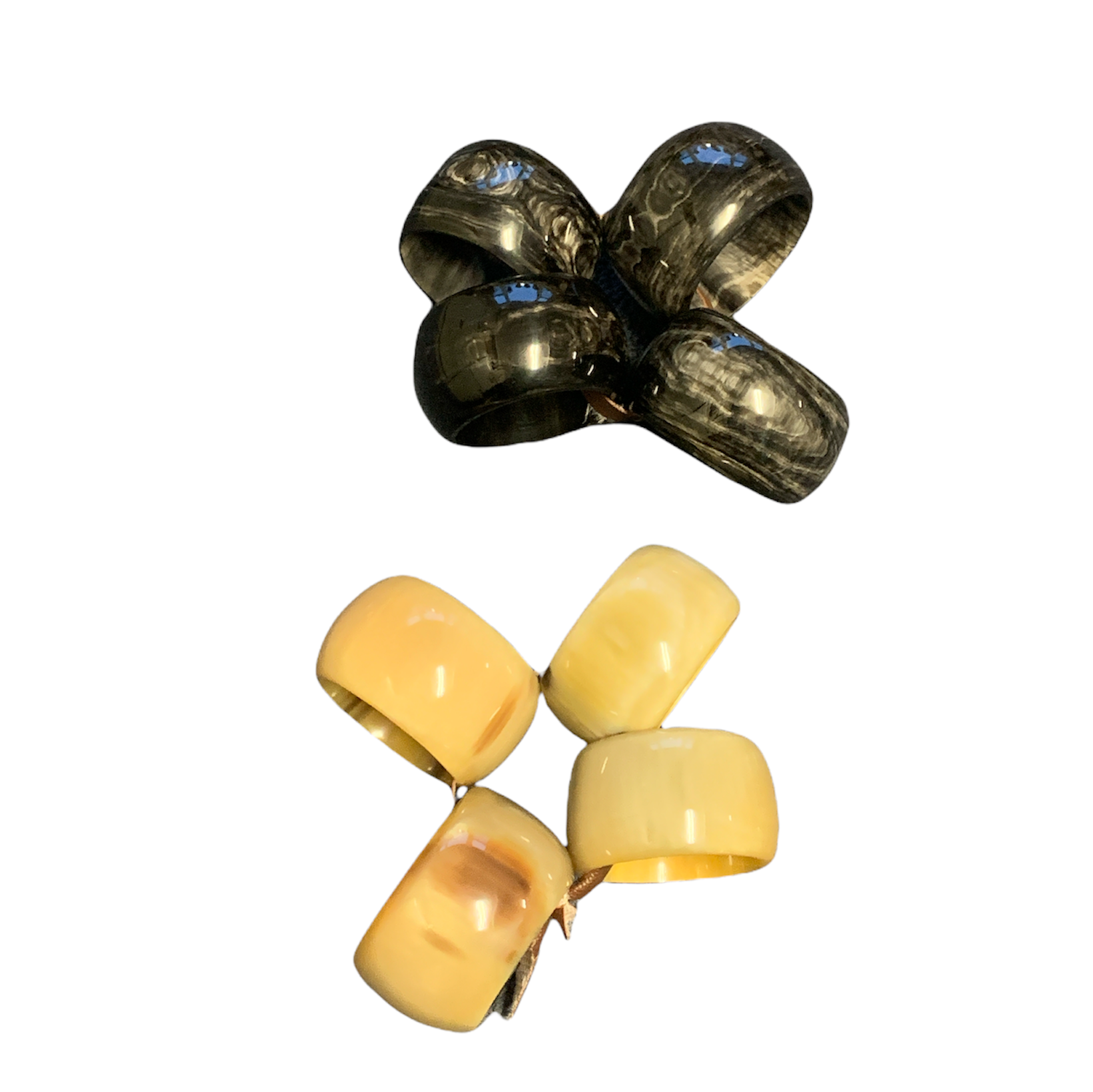 Harkiss Designs - Wholesale Napkin Ring - Horn Napkin Rings (Set of 4)4