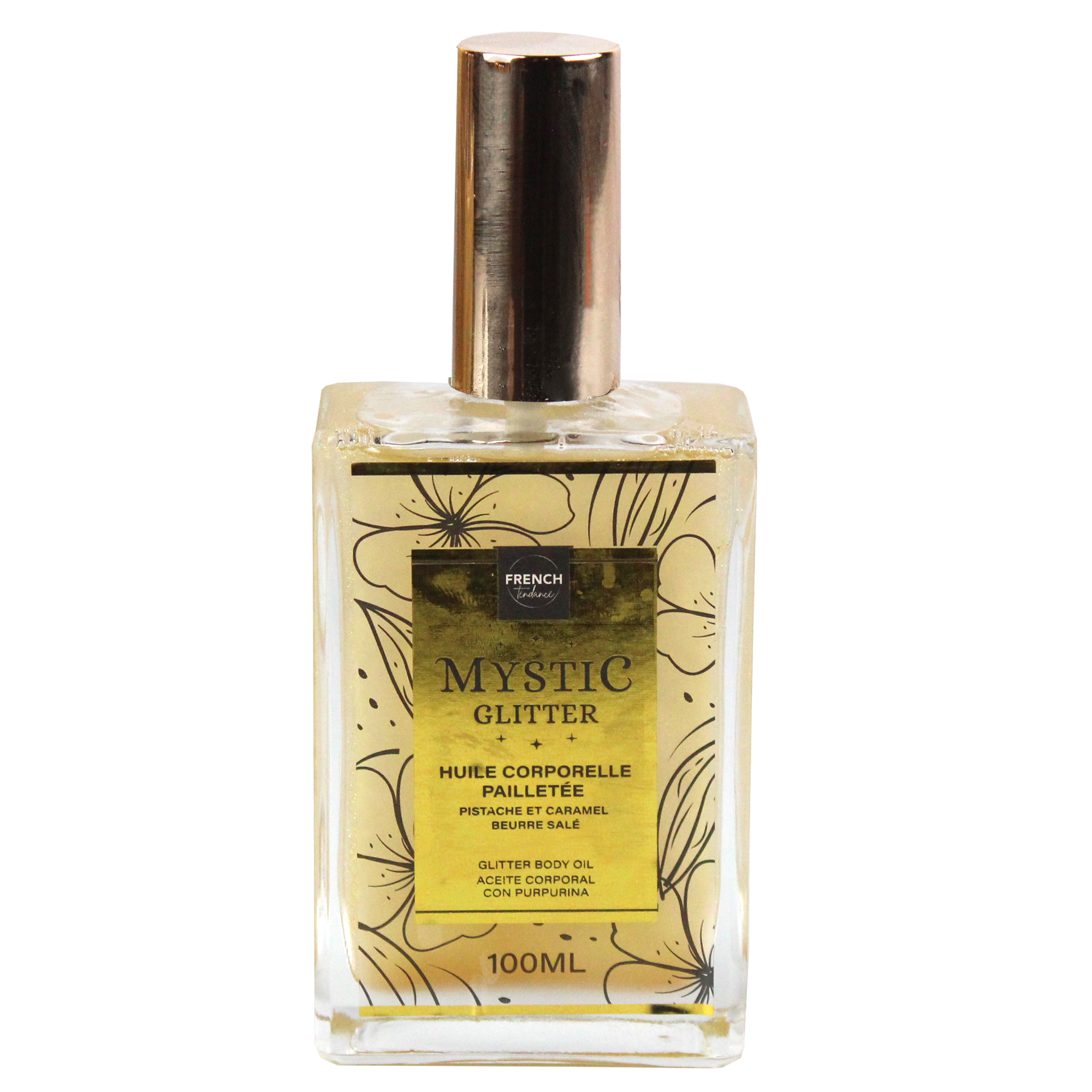 FRENCH TENDANCE - Wholesale Bath/Body Oil - Shimmering body oil 100 ml - Pistachio caramel butter0