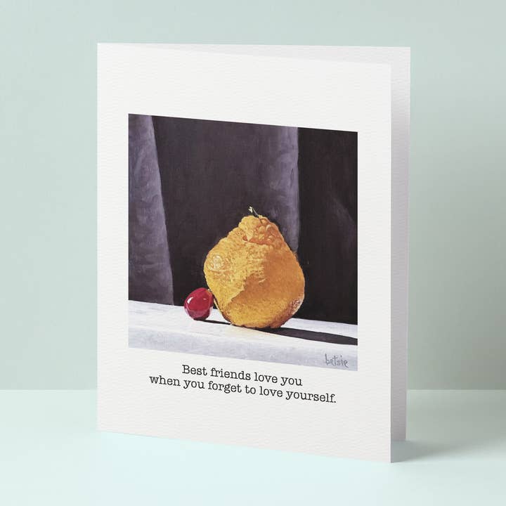 "Best friends love you" Greeting Card for wholesale by Betsie Studios