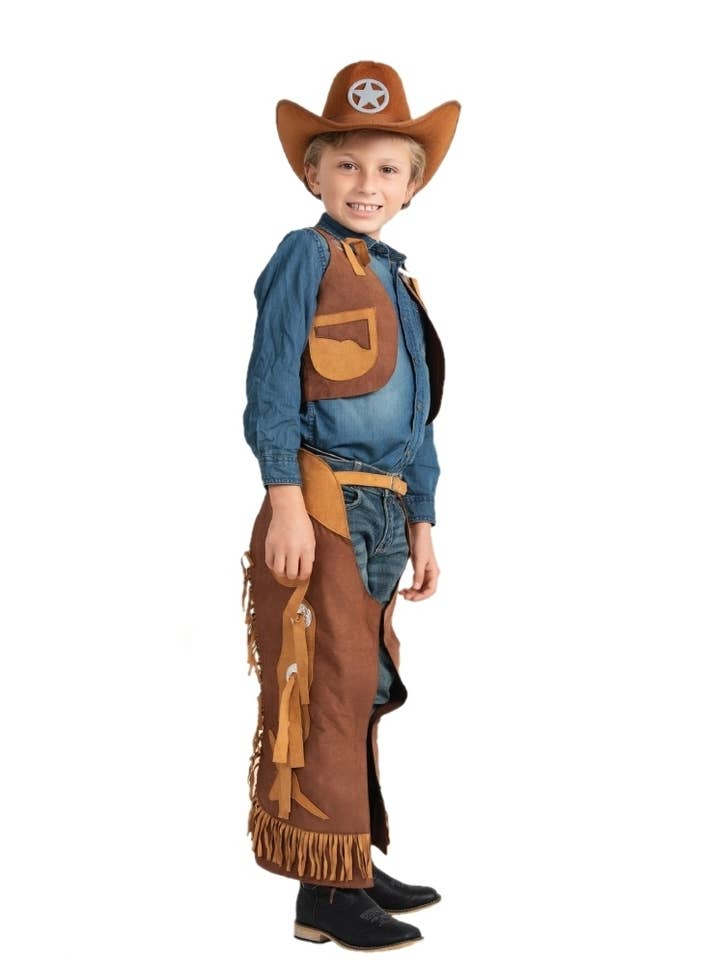 Brown Cowboy Costume - Kids for wholesale by Dress Up America