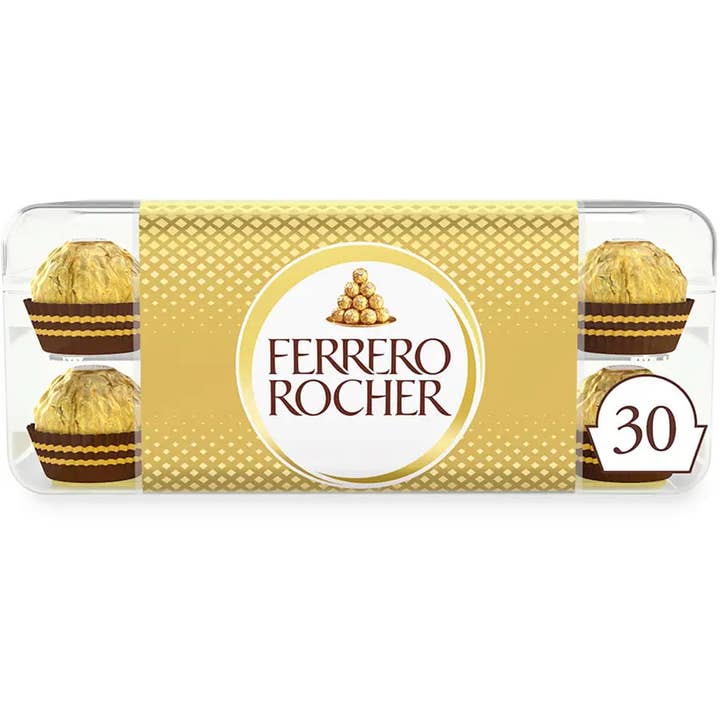 Rocher Fin Hasselnöt Mjölkchoklad Presentask, 30 stycken för wholesale av Echo Sales Canada