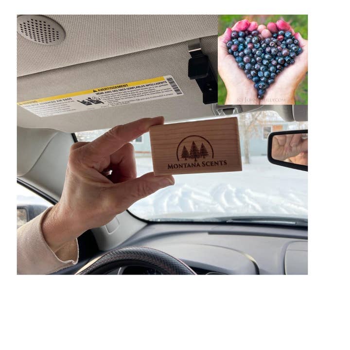 Montana Huckleberry Car Freshener for wholesale by Montana Scents