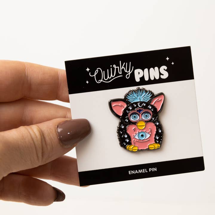 Quirky Crate - Wholesale Lapel Pin/Button - Evil Eye Furby Enamel Pin3