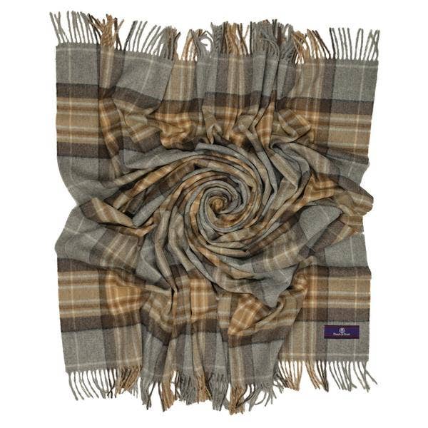 Prince of Scots - Wholesale Throw Blanket - Highland Tartan Tweed Merino Wool Throw - Mckellar6