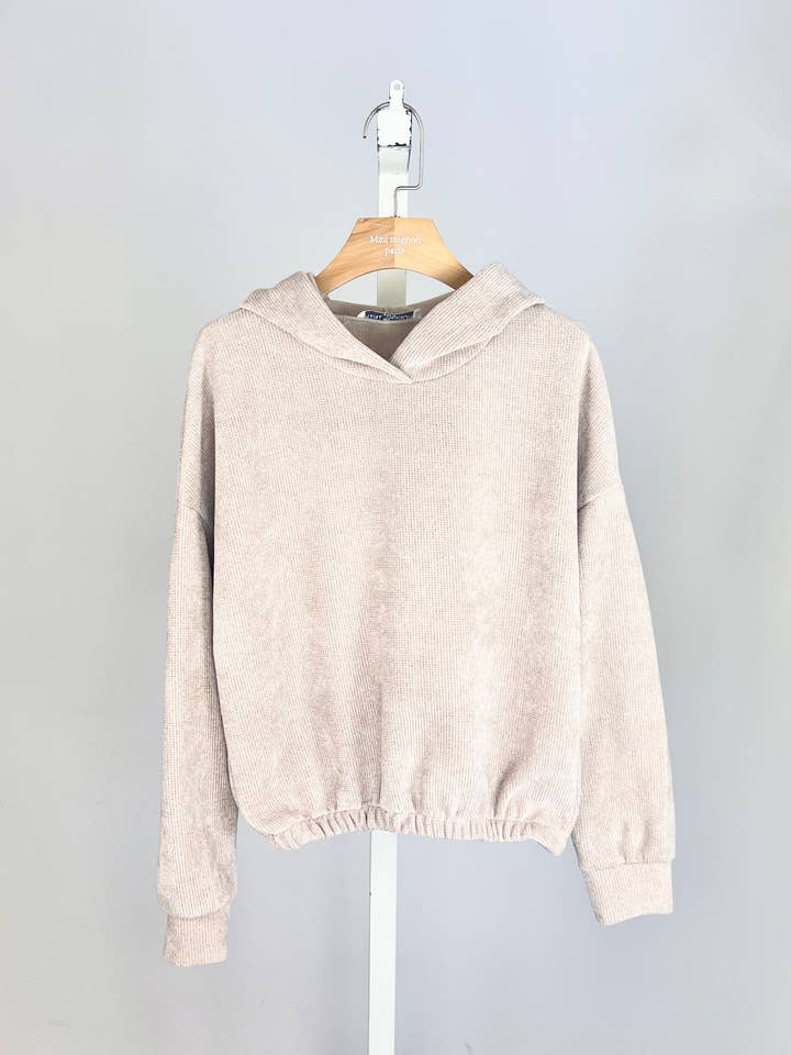 Felpa con cappuccio morbida per ragazza per la vendita all'ingrosso da parte di MINI MIGNON PARIS