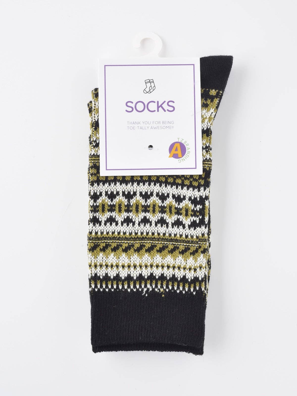 Funkyrel® Atzbranding Limited - Vente Chaussettes – femme - Chaussettes d'automne-hiver à motif géométrique2