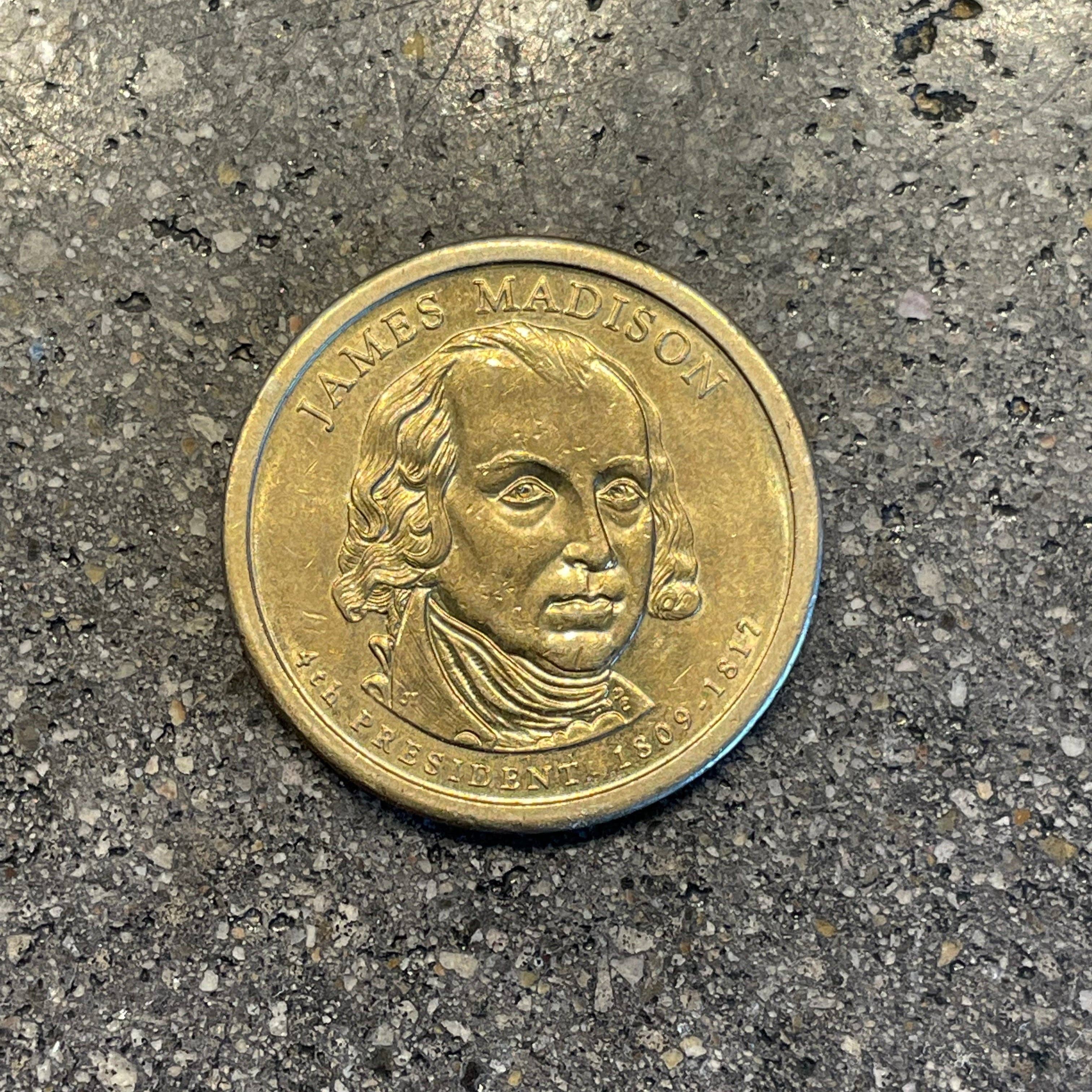 Mountainstruck Coin Rings and Jewelry - Wholesale Dangle Earrings - Presidential Dollar Coin Ring (reverse)4