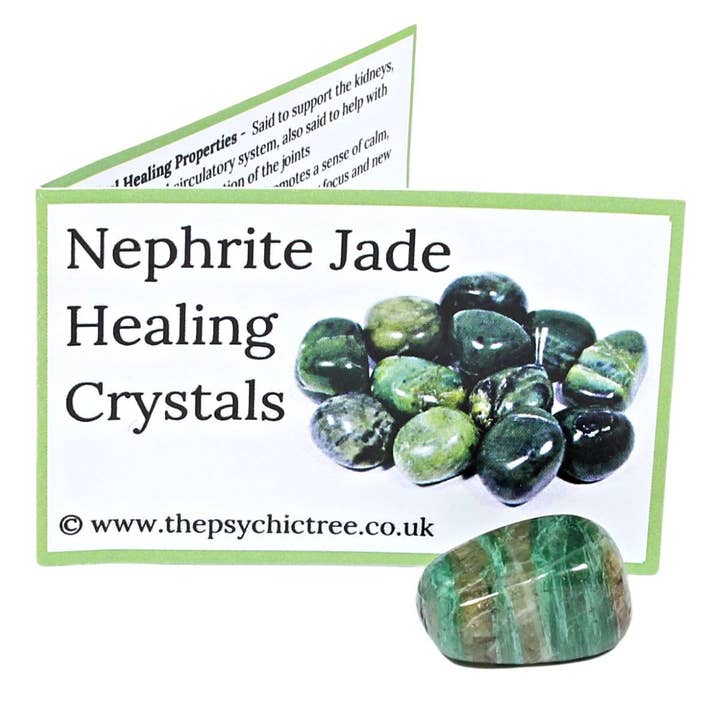 The Psychic Tree – wholesale Andlig sten/kristall – Nephrite Jade Crystal & Guidepaket