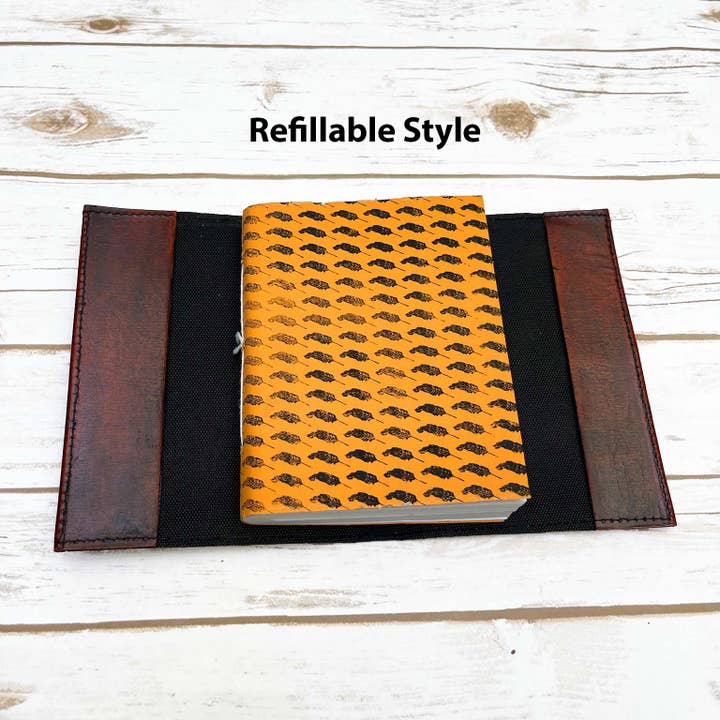 Soothi | Containers Of Creativity - Vente Journal intime - Journal en cuir rechargeable avec éléments de la Terre et véritables pierres précieuses5