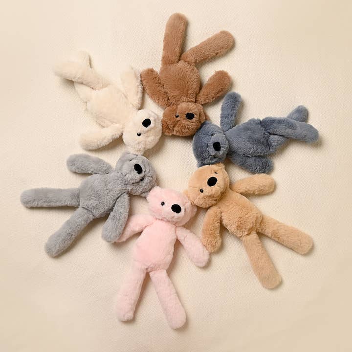 WIDDOP and Co. US - Wholesale Stuffed/Plush Toy - Kids & Baby - Willow The Plush Long Leg Light Pink Teddy Bear 30 cm5