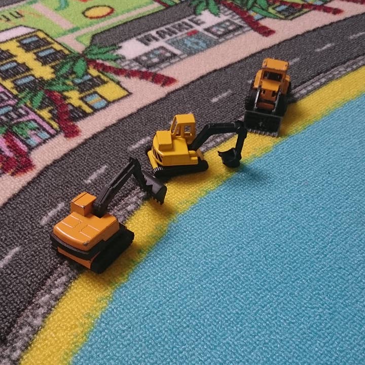 Tapitom - Vendita all'ingrosso Tappetino da gioco - Bambini e neonati - Tappeto da gioco 130 x 200 cm per auto per bambini in città