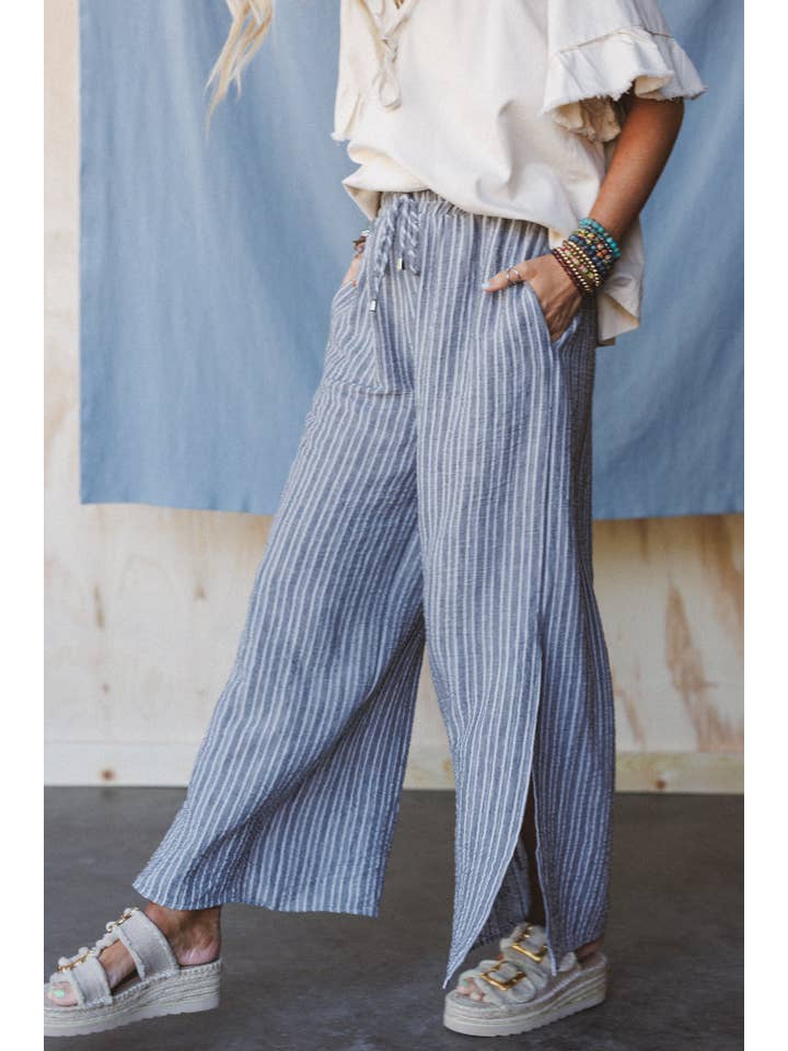 Soul Spark Wide Leg Pants - Black for wholesale on Faire