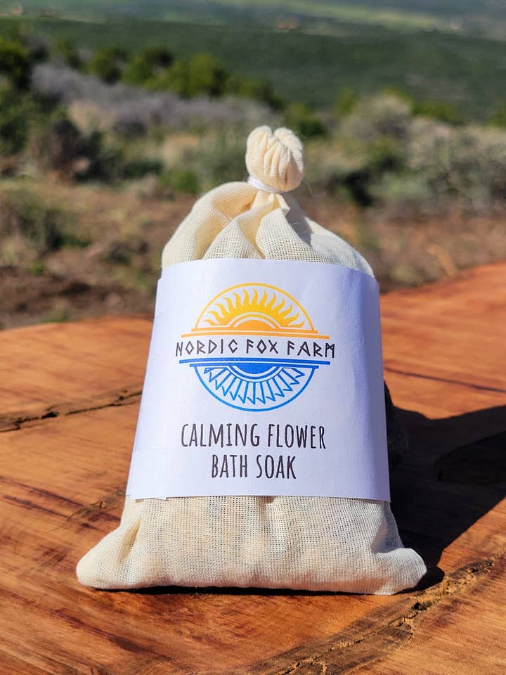 Bain de fleurs apaisant pour la vente par Nordic Fox Farm