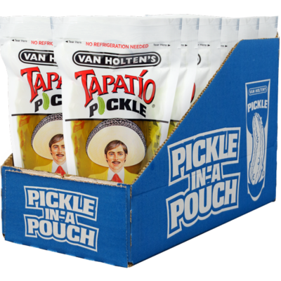 Van Holten's - Wholesale Pickled Vegetables - Van Holten's Jumbo Tapatio Pickle-In-A-Pouch, 12ct Case2