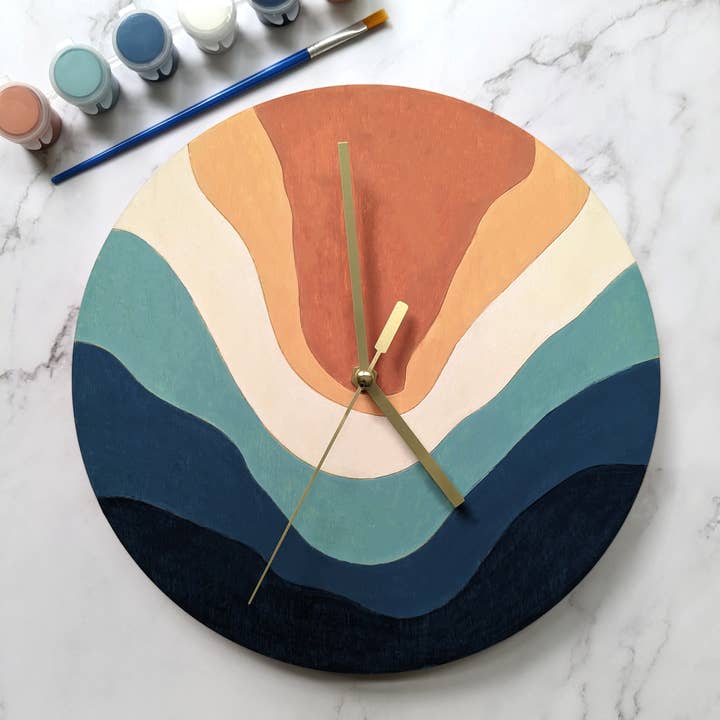 Robert Frederick Ltd - Wholesale DIY Craft Kit - Luxe Decor Craft Kit - Clock Painting